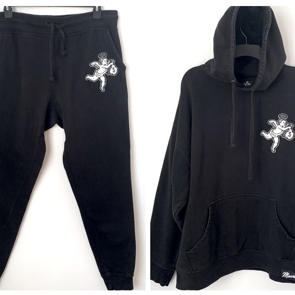 Haste Muerte Angel Logo Joggers & Hoodie 2X - Picture 1 of 12